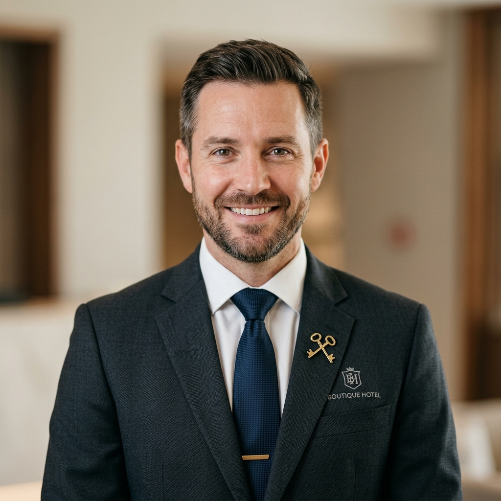 Portrait placeholder of Desmond Foster, Head Concierge