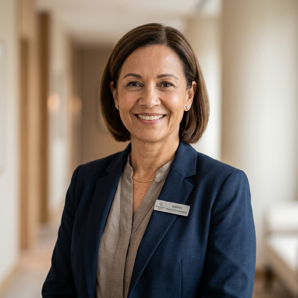 Portrait placeholder of Rosa Marchetti, Head of Housekeeping